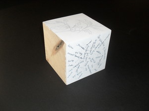 Image of Cube with jute leaf motifs DUNIH 2011.1.27