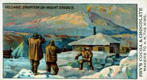 Image of Commemorative Chocolate Card-Mount Erebus erruption DUNIH 2011.2.16