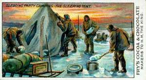 Image of Commemorative Chocolate Card - The Sleeping Tent DUNIH 2011.2.18