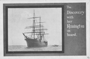 Image of The Discovery with her Remington on board. DUNIH 24