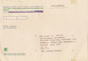 Image of Envelope made from jute DUNIH 251