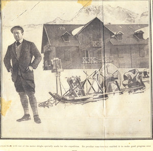 Image of Newspaper clippings relating to Terra Nova Expedition DUNIH 278.21