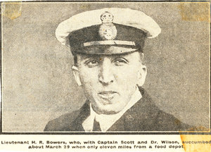 Image of Lieutenant H.R. Bowers. DUNIH 278.4
