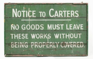 Image of Carters sign DUNIH 280