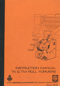 Image of Instruction Manual - Roll Former DUNIH 301.4