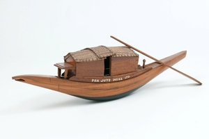 Image of Model of Pak Jute Mill Ltd Jute Boat and Oar DUNIH 305