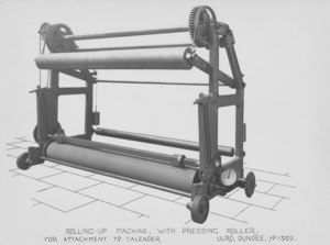 Image of ULRO - Rolling up machine for attachment to calender DUNIH 394.141