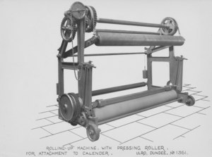 Image of ULRO - Rolling up machine for attachment to calender DUNIH 394.142