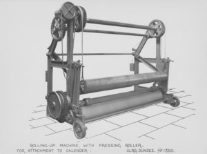 Image of ULRO - Rolling up machine for attachment to calender DUNIH 394.143