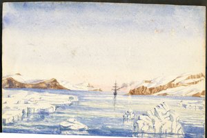 Image of SS Arctic watercolour DUNIH 444.5