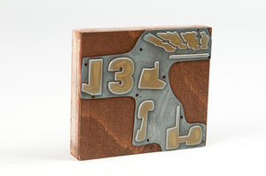 Image of Printing block with unknown design DUNIH 485.9