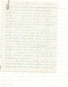 Image of Handwritten notes on Jute History DUNIH 503.7