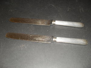 Image of 2 Serrated Dinner Knives related to BANZARE DUNIH 516.14
