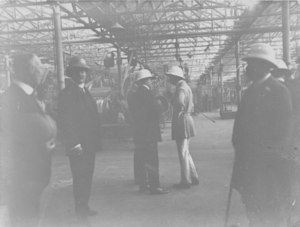 Image of Visit of Crown Prince of Germany to Howrah Mill. DUNIH 56.10