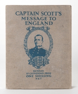 Image of Captain Scott's Message to England DUNIH 95