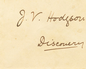 Image of Envelope for christmas card belonging to T. Hodgson HOD.17.4