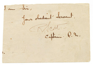 Image of Captain Robert Falcon Scott's signature K 12.31