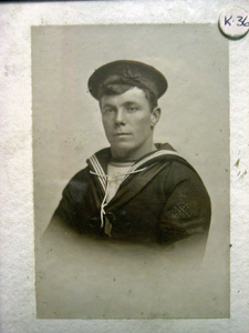 Image of Portrait of sailor in full uniform. K.36