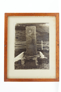 Image of Headstone erected on Ernest Shackleton's grave, Grytviken, South Georgia. SHA.2