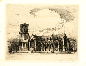 Image of Etching of the City Churches, Dundee DUNIH 448.6