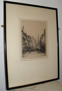 Image of Etching of the Narrow of the Overgate, Dundee DUNIH 448.8