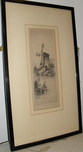 Image of Etching of Windmill DUNIH 448.12