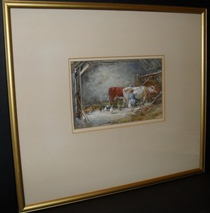 Image of Watercolour entitled Byre at Pitcarmick Estate, Ballintuim DUNIH 449.10