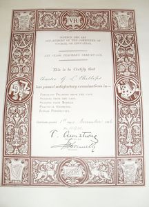 Image of Certificate for Freehand drawing DUNIH 455.4