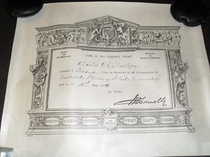 Image of Certificate for Geometry DUNIH 455.3