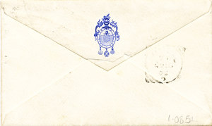 Image of Envelope containing letters sent to William Colbeck DUNIH 1.085