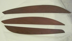 Image of French Curve, wooden plan making tool DUNIH 15.3