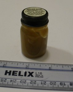 Image of Jar labelled "Release Agent" DUNIH 2007.43.4