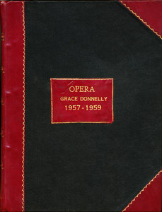 Image of Book entitled 'Opera Grace Donnelly 1957-59' DUNIH 2007.36.2