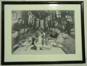 Image of Officers & Crew, Terra Nova, Scott's birthday dinner BER.2