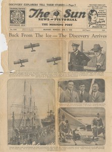 Image of Newspaper cutting, Sun News Pictorial, re. BANZARE DUNIH 1.219