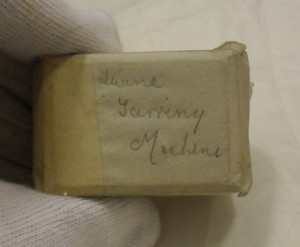 Image of Wrapped printing block of twine yarning machine DUNIH 284.23