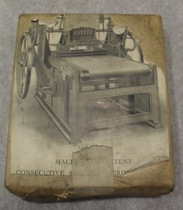 Image of Wrapped printing block of sack numbering machine DUNIH 284.61