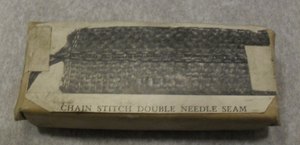 Image of Wrapped printing block of chain stitch double needle seam DUNIH 284.64