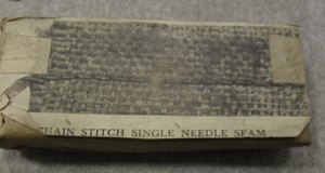 Image of Wrapped printing block of chain stitch single needle seam DUNIH 284.66