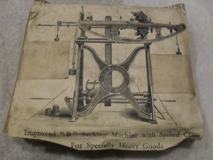 Image of Wrapped printing block of sacking machine DUNIH 284.79