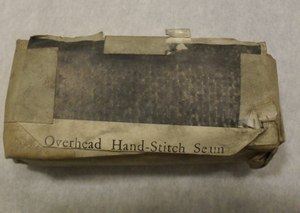 Image of Wrapped printing block of overhead hand stitched seam DUNIH 284.101