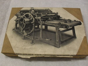 Image of Wrapped printing block of two colour sack printing machine DUNIH 284.114