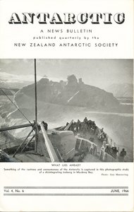 Image of Antarctic, news bulletin published by New Zealand Antarctic Society DUNIH 2016.30.42