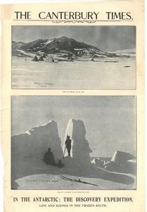 Image of Newspaper cutting showing different images of the Antarctic Expedition 1901-4 DUNIH 2016.30.44.5