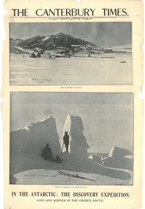 Image of Newspaper cutting showing different images of the Antarctic Expedition 1901-4 DUNIH 2016.30.44.6