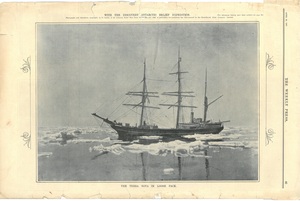 Image of Newspaper cutting showing different images of the Antarctic expedition 1901-4 DUNIH 2016.30.45.12