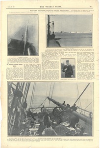 Image of Newspaper cutting showing different images of the Antarctic expedition 1901-4 DUNIH 2016.30.45.17