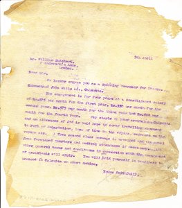 Image of Letter from J. Cargill to W. Butchart, 5th April DUNIH 2016.11.58