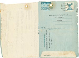 Image of Letter from Hukumchand Jute Mills Ld. to J. Cargill Ltd., 13th March 1947 DUNIH 2016.11.90