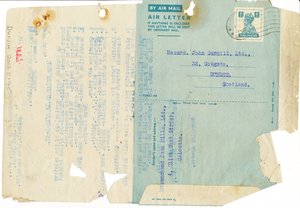 Image of Letter from Hukumchand Jute Mills Ltd. to J. Cargill Ltd., 25th March 1947 DUNIH 2016.11.95